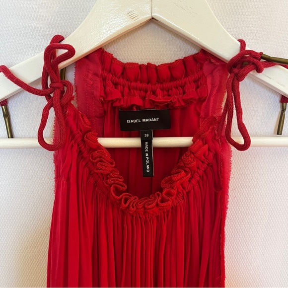 Isabel Marant red halter dress - Picture 4 of 6